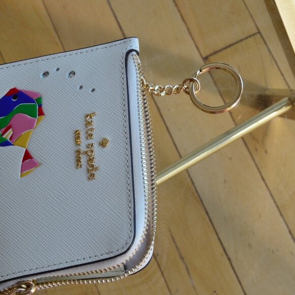 Kate Spade KG671 What A Catch Small Card Holder Wristlet - Picture 8 of 9